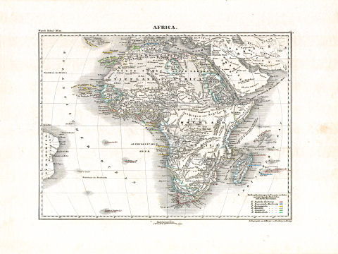 Woerl: Atlas über alle Theile der Erde, 1839 (Oestr. Ausg.)
28 (25) Africa