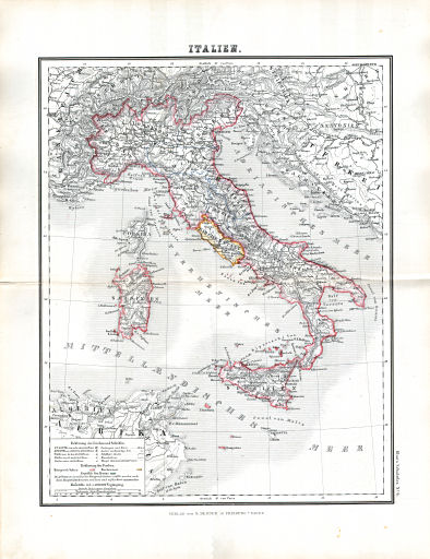 Hand- und Schulatlas, V.F. Klun (1869)
6. Italien