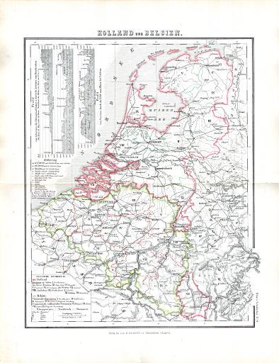 Hand- und Schulatlas, V.F. Klun (1869)
9. Holland und Belgien