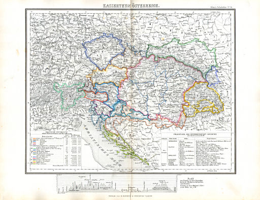 Hand- und Schulatlas, V.F. Klun (1869)
14. Kaiserthum Österreich