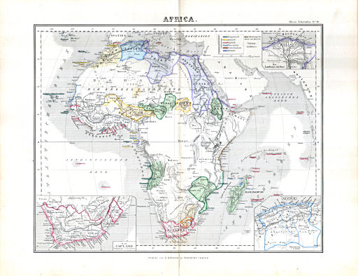 Hand- und Schulatlas, V.F. Klun (1869)
19. Africa