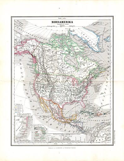 Hand- und Schulatlas, V.F. Klun (1869)
20. Nordamerika