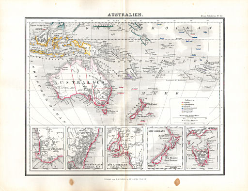 Hand- und Schulatlas, V.F. Klun (1869)
22. Australien