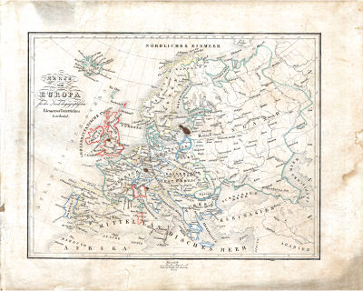 Neuer allgemeiner Hand- und Schul-Atlas, 1829
2. Karte von Europa
Europa / Europe