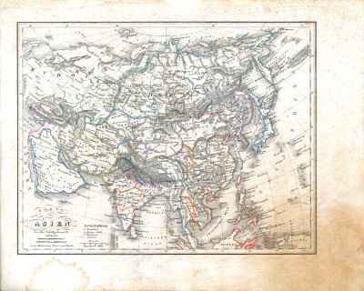 Neuer allgemeiner Hand- und Schul-Atlas, 1829
18. Karte von Asien
Azië / Asia