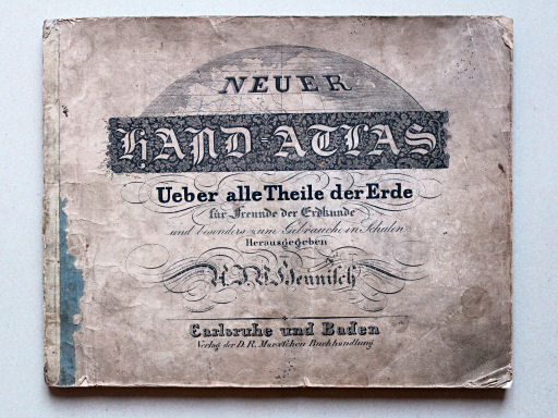 Heunisch, Neuer Hand-Atlas, ca. 1832
Titelpagina