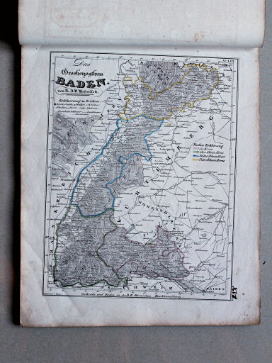 Heunisch, Neuer Hand-Atlas, ca. 1832
18. Das Grosherzogthum Baden