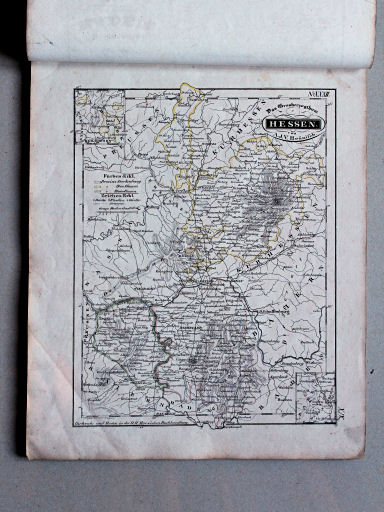 Heunisch, Neuer Hand-Atlas, ca. 1832
19. Das Grosherzogthum Hessen