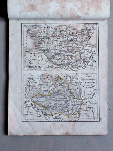 Heunisch, Neuer Hand-Atlas, ca. 1832
21. Die Herzogthümer Holstein und Lauenburg. Das Grosherzogthum Luxemburg
