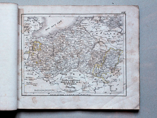 Heunisch, Neuer Hand-Atlas, ca. 1832
23. Die Grosherzogthümer Meklenburg-Schwerin und Strelitz