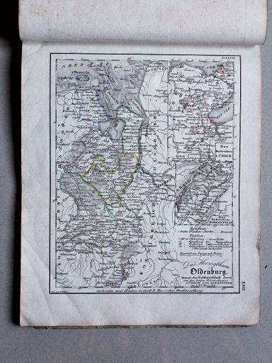 Heunisch, Neuer Hand-Atlas, ca. 1832
24. Das Herzogthum Oldenburg