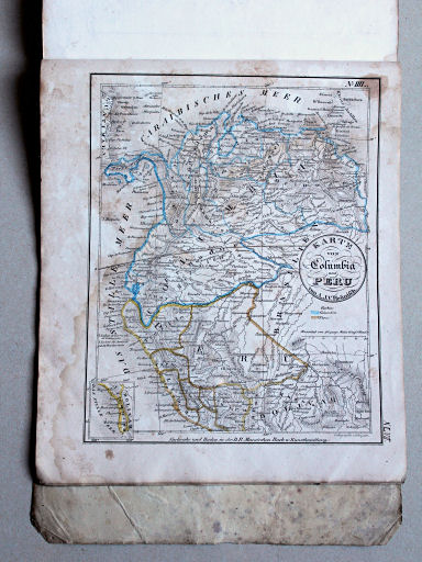 Heunisch, Neuer Hand-Atlas, ca. 1832
47. Karte von Columbia und Peru