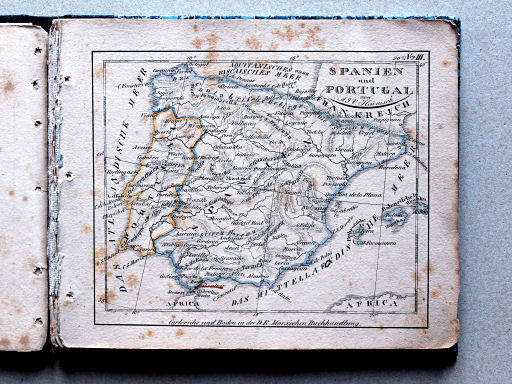Heunisch, Taschen-Atlas, ca. 1827
3. Spanien und Portugal