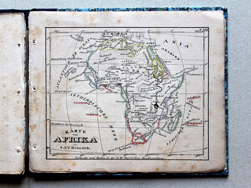 Heunisch, Taschen-Atlas, ca. 1827
21. Karte von Afrika