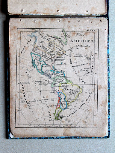 Heunisch, Taschen-Atlas, ca. 1827
22. Karte von America
