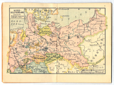 Hand-Atlas von Deutschland, 1898
1.1. Nord-Deutschland Übersicht