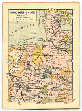 Hand-Atlas von Deutschland, 1898
1.2. Nord-Deutschland Westlicher Teil