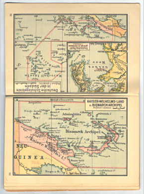 Hand-Atlas von Deutschland, 1898
1.8. Kaiser-Wilhelms-Land u. Bismarck-Archipel.
