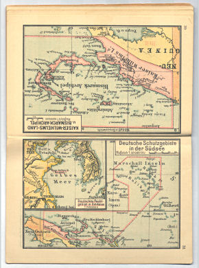 Hand-Atlas von Deutschland, 1898
1.8. Deutsches Pachtgebiet in Ost-Asien. Deutsche Schutzgebiete in der Südsee