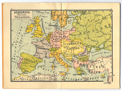 Hand-Atlas von Europa, 1899
3.1. Südeuropa