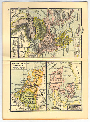 Hand-Atlas von Europa, 1899
3.4. Niederlande u. Belgien. Dänemark
