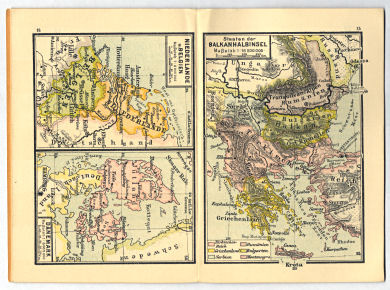 Hand-Atlas von Europa, 1899
3.4. Staaten der Balkanhalbinsel