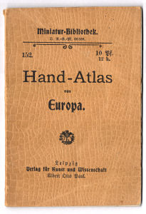 Miniatur-Bibliothek
Hand-Atlas von Europa (152)