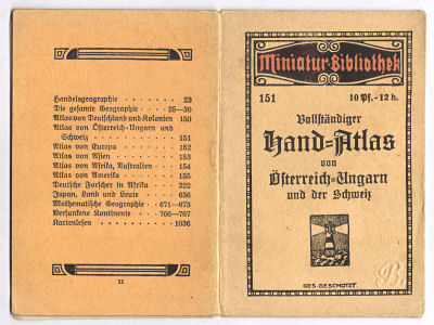 Hand-Atlas von Oesterreich-Ungarn
Band / Binding