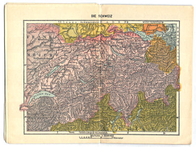 Hand-Atlas von Oesterreich-Ungarn ca. 1914
2.6. Die Schweiz