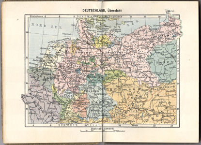 Neuer vollständiger Taschen-Atlas, 1905
1.1. Deutschland, Übersicht