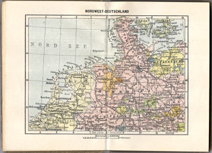 Neuer vollständiger Taschen-Atlas, 1905
1.3. Nordwest-Deutschland