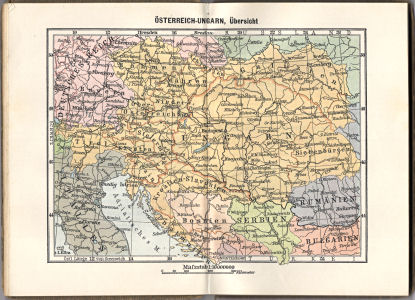 Neuer vollständiger Taschen-Atlas, 1905
2.1. Österreich-Ungarn, Übersicht