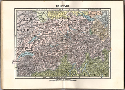 Neuer vollständiger Taschen-Atlas, 1905
2.6. Die Schweiz