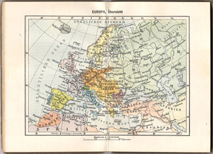 Neuer vollständiger Taschen-Atlas, 1905
3.1. Europa, Übersicht