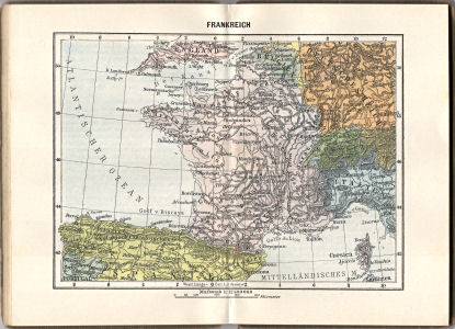 Neuer vollständiger Taschen-Atlas, 1905
3.3. Frankreich