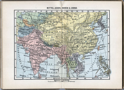 Neuer vollständiger Taschen-Atlas, 1905
4.4. Mittel-Asien, Indien u. China