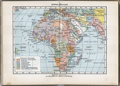 Neuer vollständiger Taschen-Atlas, 1905
5.1. Afrika, Übersicht