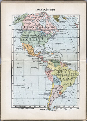 Neuer vollständiger Taschen-Atlas, 1905
6.1. Amerika, Übersicht