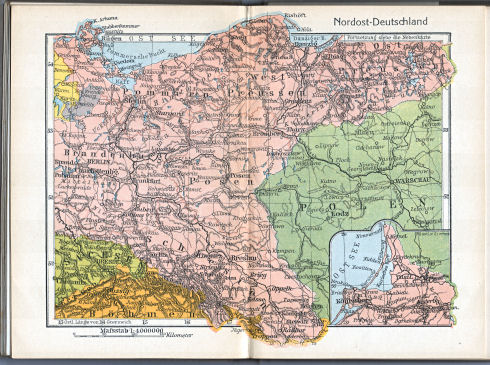 Singers neuer vollständiger Taschen-Atlas, 1913
4. Nordost-Deutschland