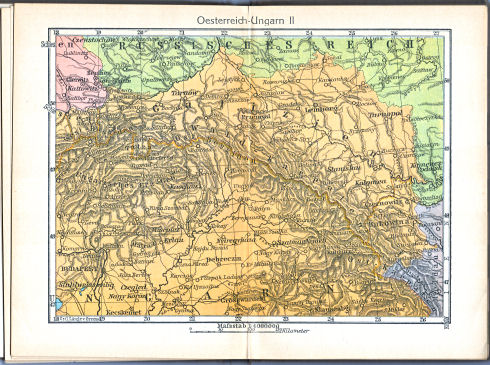 Singers neuer vollständiger Taschen-Atlas, 1913
10. Oesterreich-Ungarn II
