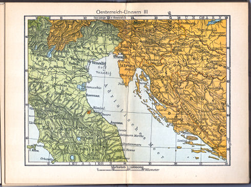 Singers neuer vollständiger Taschen-Atlas, 1913
11. Oesterreich-Ungarn III