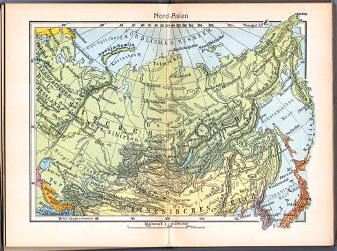 Singers neuer vollständiger Taschen-Atlas, 1913
23. Nord-Asien