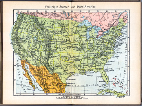 Singers neuer vollständiger Taschen-Atlas, 1913
30. Vereinigte Staaten von Nord-Amerika