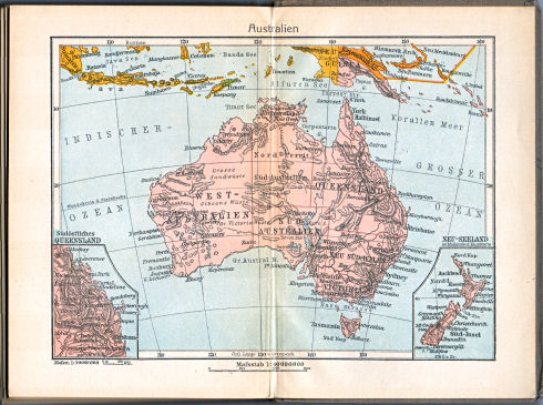 Singers neuer vollständiger Taschen-Atlas, 1913
34. Australien