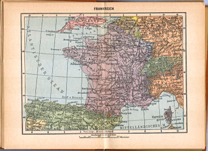 Taschen-Welt-Atlas, 1927
7. Frankreich