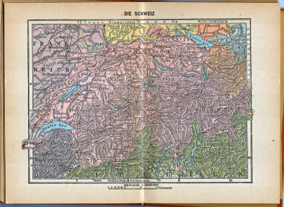 Taschen-Welt-Atlas, 1927
12. Die Schweiz
