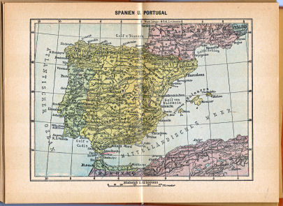 Taschen-Welt-Atlas, 1927
13. Spanien u. Portugal