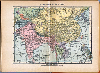 Taschen-Welt-Atlas, 1927
17. Mittel-Asien, Indien u. China