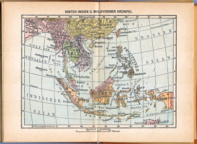 Taschen-Welt-Atlas, 1927
18. Hinter-Indien u. malayischer Archipel