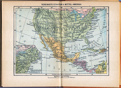 Taschen-Welt-Atlas, 1927
27. Vereinigte Staaten u. Mittel-Amerika